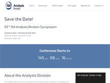 Tablet Screenshot of adsymposium.org